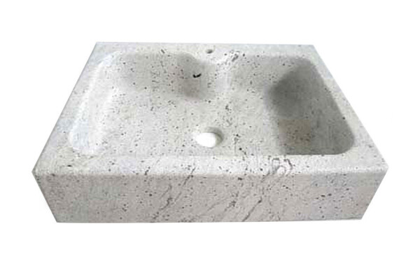 Lavello da cucina una vasca in granito kashmir white