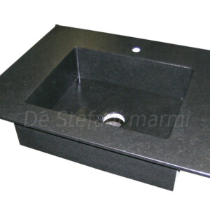 LAVELLO IN GRANITO NERO ASSOLUTO