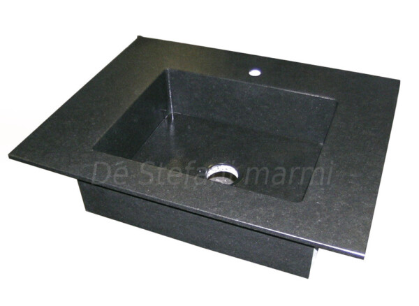 LAVELLO IN GRANITO NERO ASSOLUTO