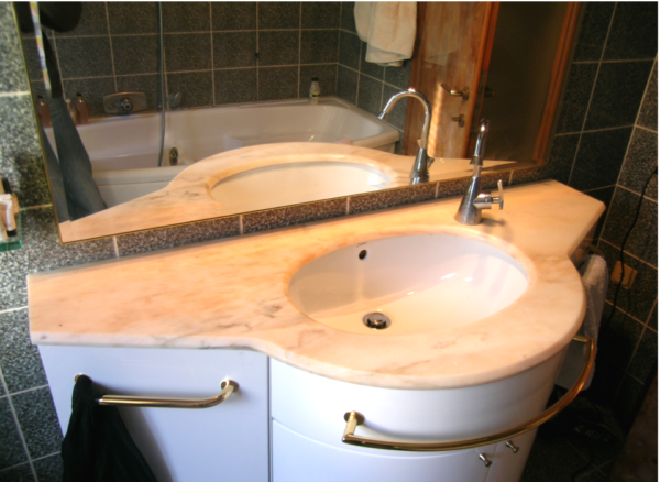 LAVELLO BAGNO IN MARMO, IN PIETRA O IN GRANITO - immagine 3