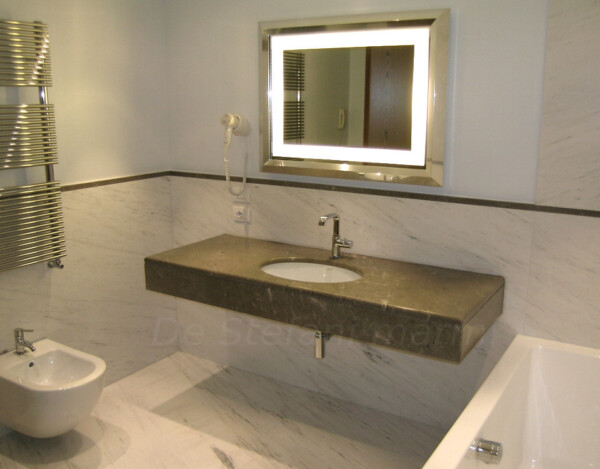 PIANO BAGNO IN REPEN e GIADA WHITE - immagine 3