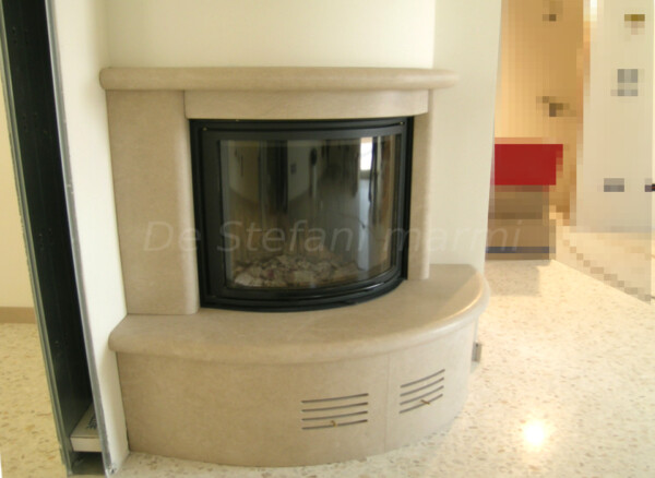 RIVESTIMENTO CAMINETTO IN PIETRA MALAGA - immagine 2