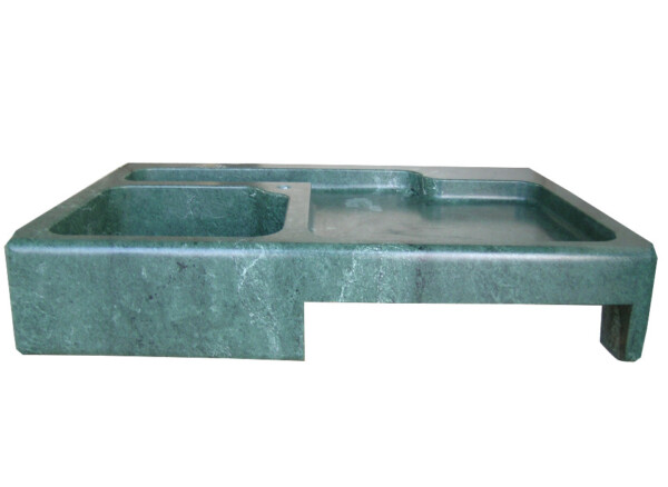Lavello cucina in marmo Verde Guatemala - immagine 2