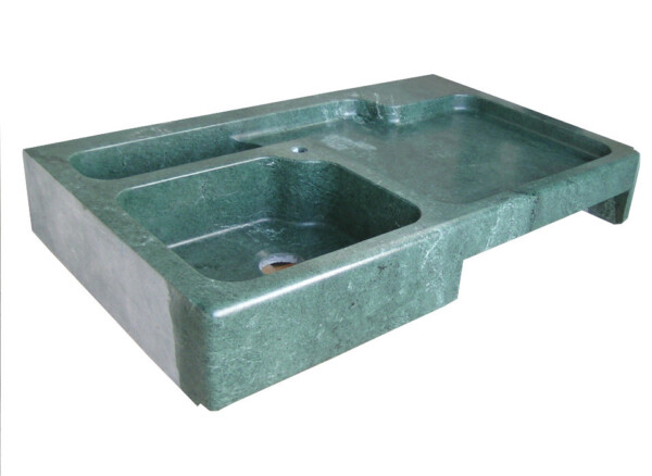 Lavello cucina in marmo Verde Guatemala - immagine 3