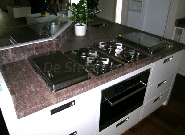 PIANO CUCINA IN PORFIDO SANTA ROSA - immagine 2