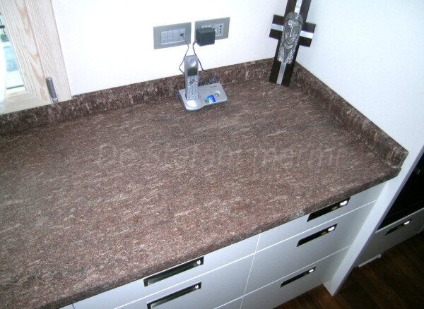 PIANO CUCINA IN PORFIDO SANTA ROSA - immagine 5