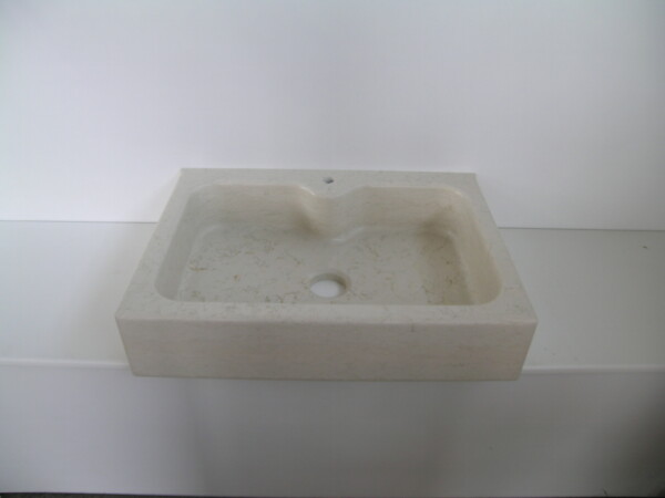 LAVELLO CUCINA IN MARMO BIANCONE